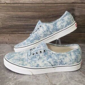 New Vans Authentic Womens Denim Sneakers Size 7.5 Streetwear Casual Everyday